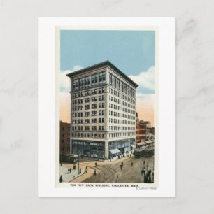 Exterior View of the New Park Building Postcard