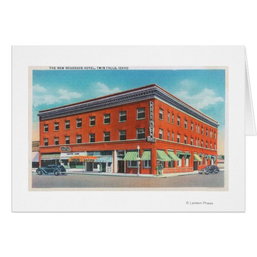 Exterior View of the New Rogerson Hotel Cards (Front Horizontal)
