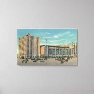 Exterior View of the North Station Canvas Print