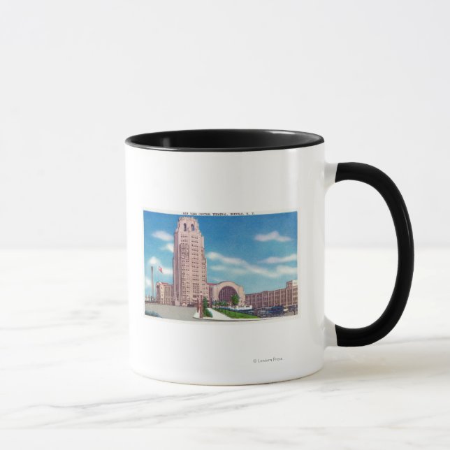 Exterior View of the NY Central Terminal Bldg Mug (Right)