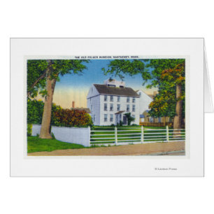 Exterior View of the Old Folger Mansion Cards