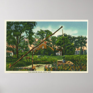Exterior View of the Old Harlow House # 2 Poster
