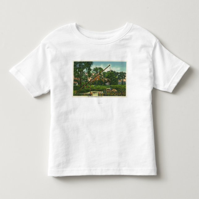 Exterior View of the Old Harlow House # 2 Toddler T-shirt (Front)