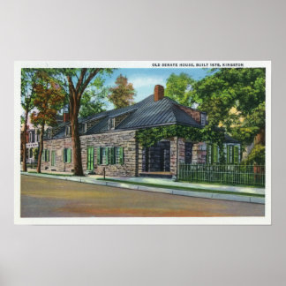 Exterior View of the Old Senate House Poster