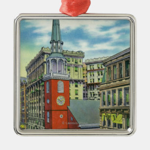 Exterior View of the Old South Church Metal Ornament