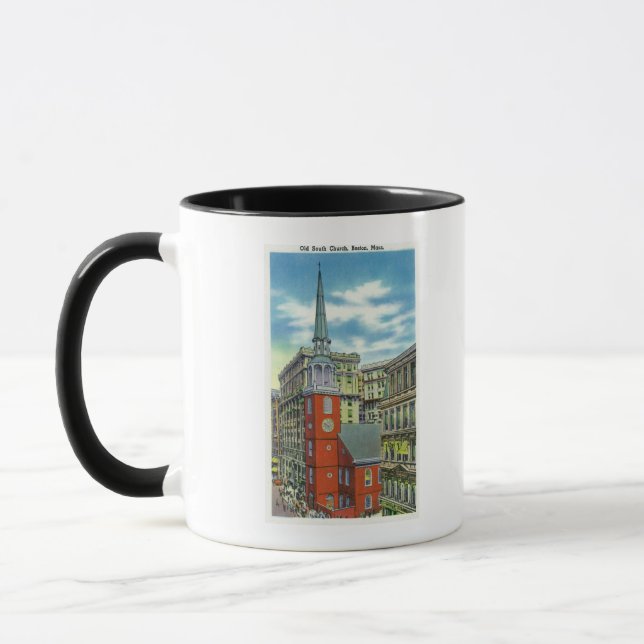 Exterior View of the Old South Church Mug (Left)