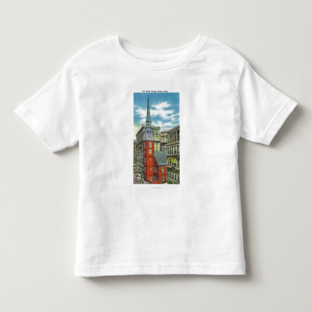 Exterior View of the Old South Church Toddler T-shirt (Front)