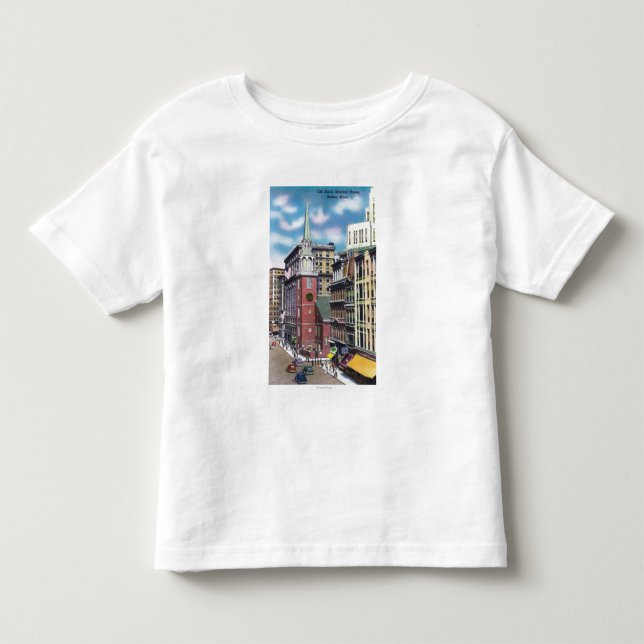 Exterior View of the Old South Meeting Hall Toddler T-shirt (Front)