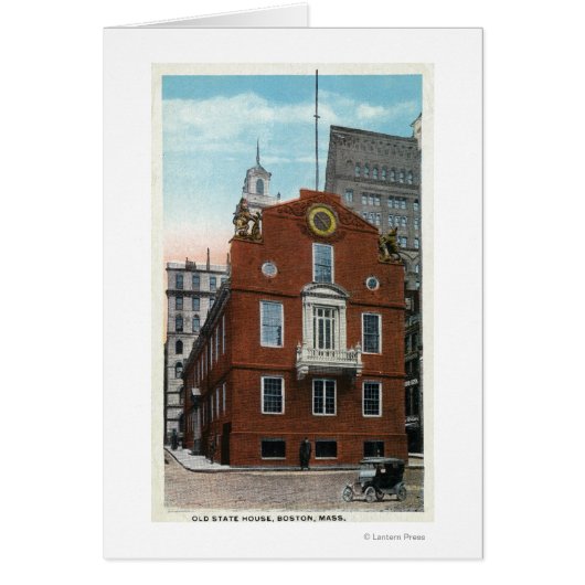 Exterior View of the Old State House # 2 Cards (Front)