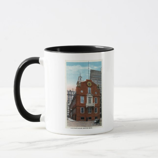 Exterior View of the Old State House # 2 Mug (Left)