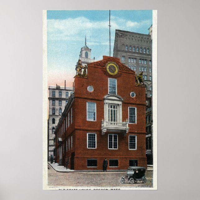 Exterior View of the Old State House # 2 Poster (Front)