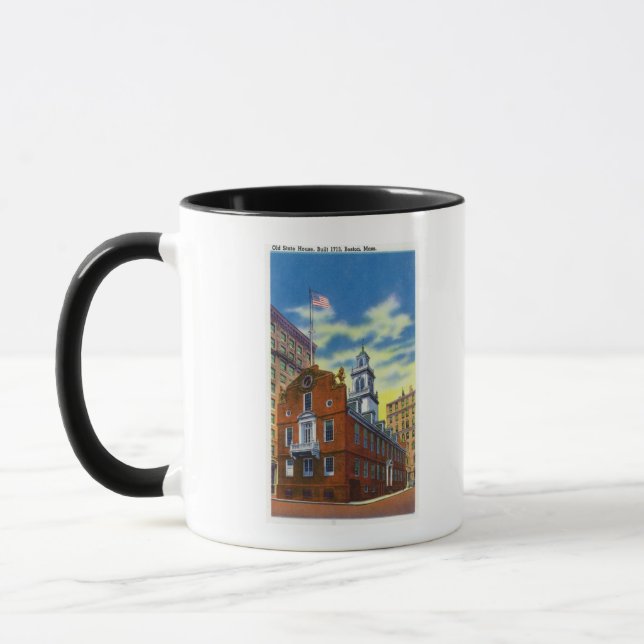 Exterior View of the Old State House Mug (Left)