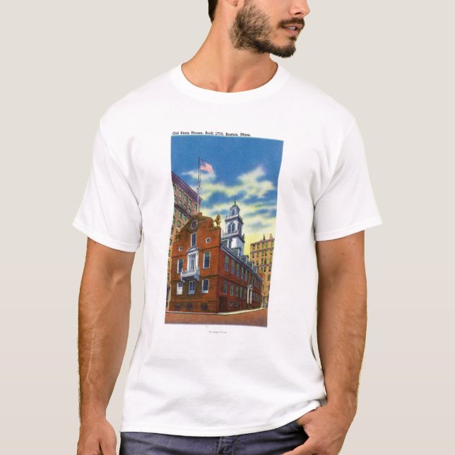 Exterior View of the Old State House T-Shirt (Front)