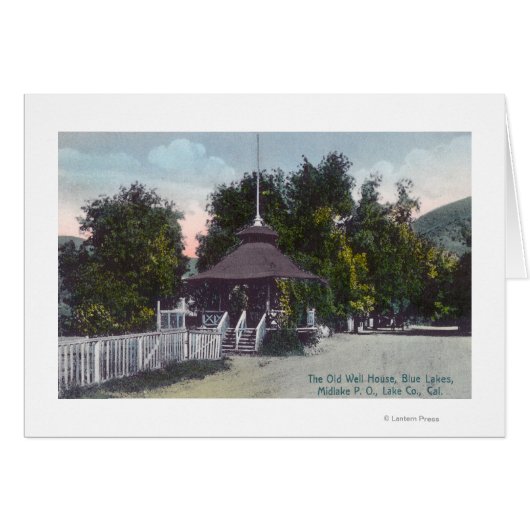 Exterior View of the Old Well House at Blue Lake (Front Horizontal)