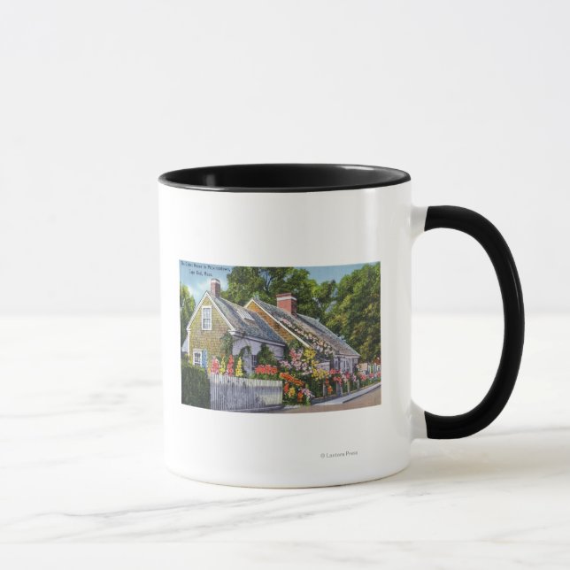 Exterior View of the Oldest House in Town Mug (Right)