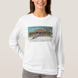 Exterior View of the Olympic Arena in Winter T-Shirt