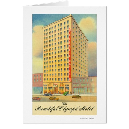 Exterior View of the Olympic Hotel Cards (Front)