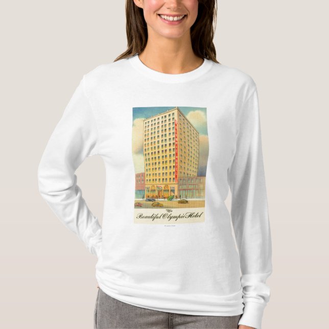Exterior View of the Olympic Hotel T-Shirt (Front)