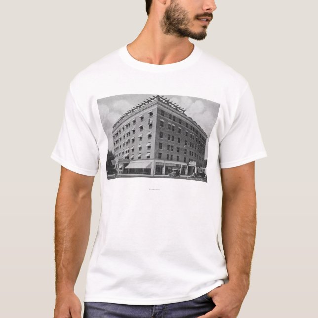 Exterior View of the Owyhee HotelBoise, ID T-Shirt (Front)