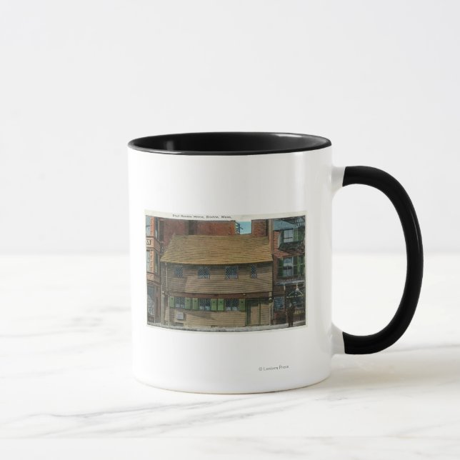 Exterior View of the Paul Revere House # 3 Mug (Right)