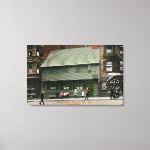 Exterior View of the Paul Revere House # 4 Canvas Print