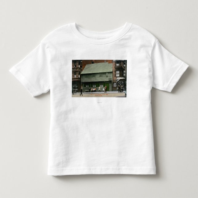 Exterior View of the Paul Revere House # 4 Toddler T-shirt (Front)