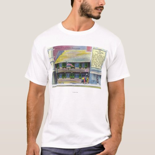 Exterior View of the Paul Revere House T_Shirt