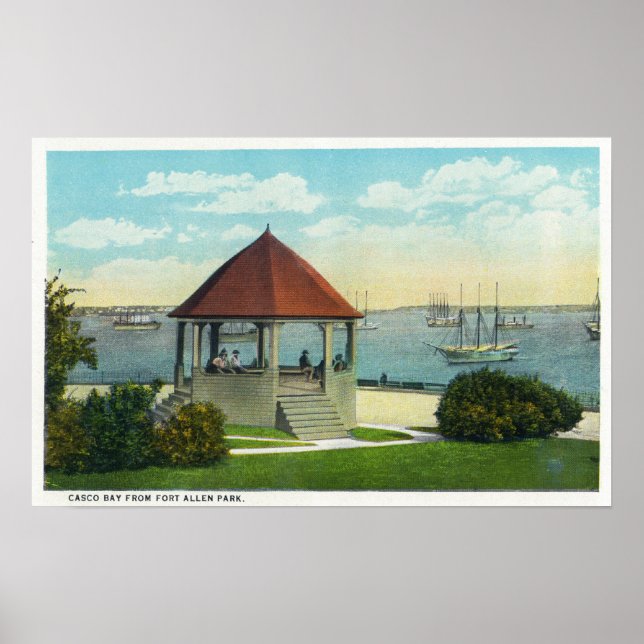 Exterior View of the Pearl of Orr's Island Poster (Front)