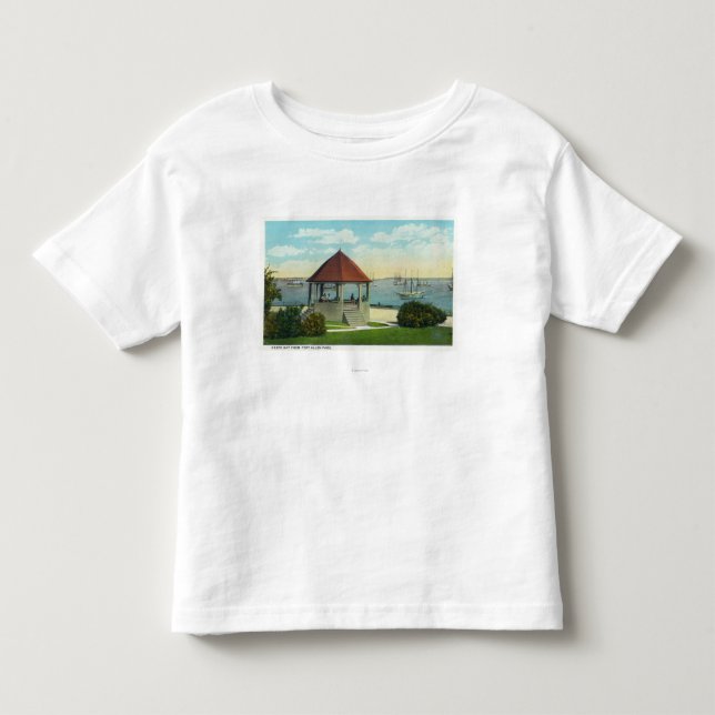Exterior View of the Pearl of Orr's Island Toddler T-shirt (Front)