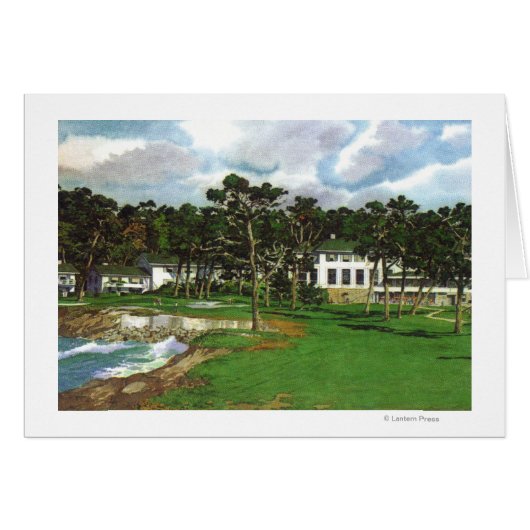 Exterior View of the Pebble Beach Lodge & Cards (Front Horizontal)