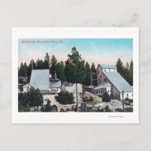 Exterior View of the Pennsylvania Mine Postcard