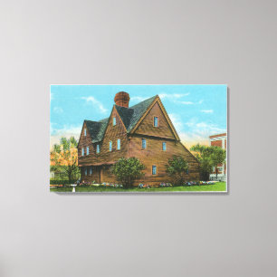Exterior View of the Pequot House Canvas Print