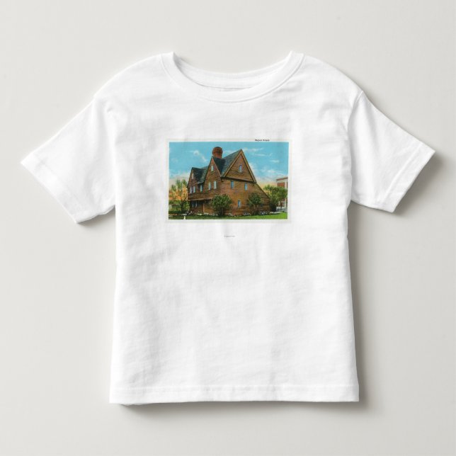 Exterior View of the Pequot House Toddler T-shirt (Front)