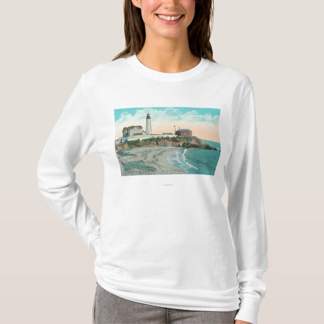 Exterior View of the Pigeon Point Lighthouse T-Shirt (Front)