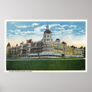 Exterior View of the Poland Spring House 2 Poster