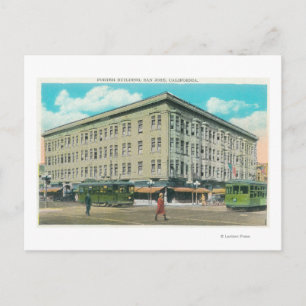 Exterior View of the Porter Building Postcard