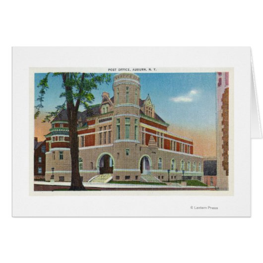 Exterior View of the Post Office 3 Cards (Front Horizontal)