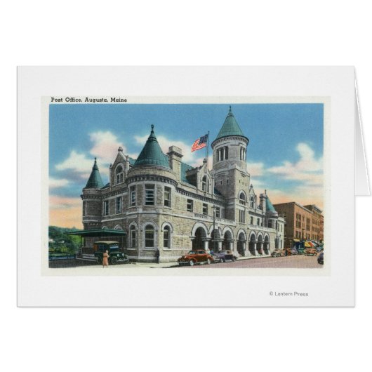 Exterior View of the Post Office 4 Cards (Front Horizontal)