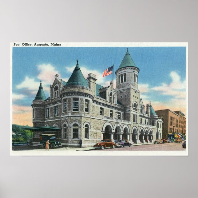 Exterior View of the Post Office 4 Poster (Front)