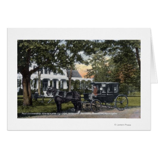 Exterior View of the Post Quarters (Front Horizontal)