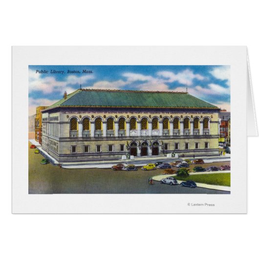 Exterior View of the Public Library Cards (Front Horizontal)