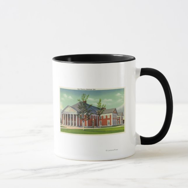 Exterior View of the Saratoga Spa Theatre Mug (Right)