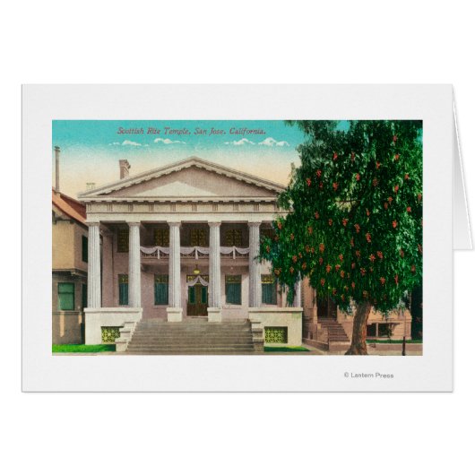 Exterior View of the Scottish Rite Temple (Front Horizontal)