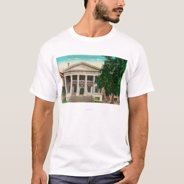 Exterior View of the Scottish Rite Temple T-Shirt (Front)