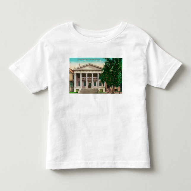 Exterior View of the Scottish Rite Temple Toddler T-shirt (Front)