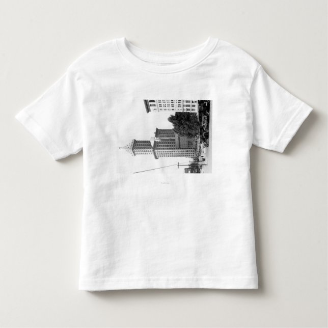 Exterior View of the Smith Tower Toddler T-shirt (Front)