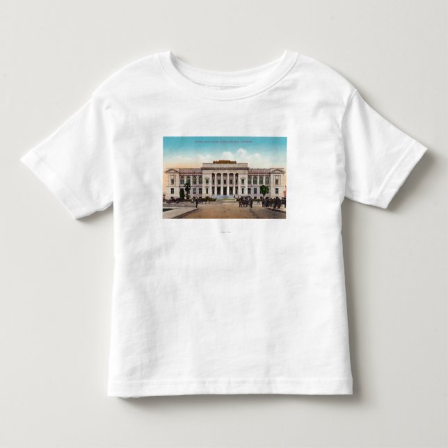 Exterior View of the Sonoma County Court House Toddler T-shirt (Front)