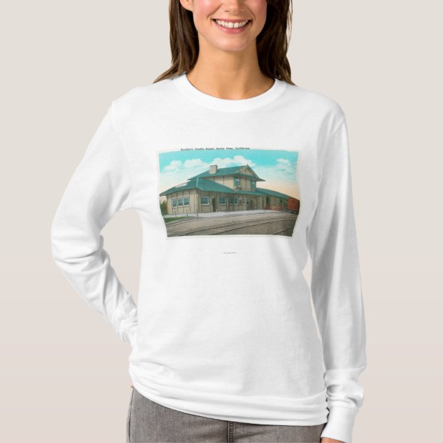 Exterior View of the Southern Pacific Depot 3 T-Shirt (Front)