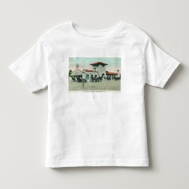 Exterior View of the Southern Pacific Depot 4 Toddler T-shirt (Front)
