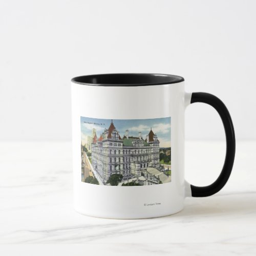 Exterior View of the State Capitol Building  Mug